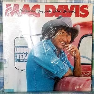 Record Album-Mac Davis-Texas My Rear View Mirror